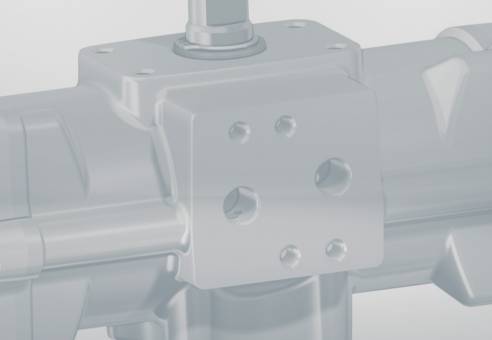 Inox precision casting CF8M actuators