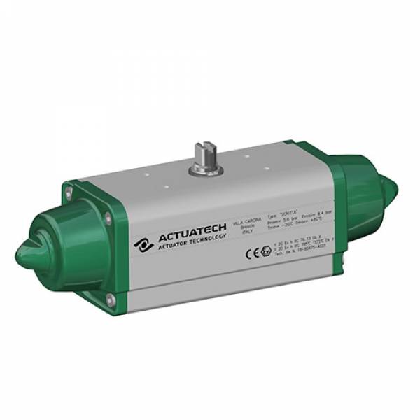 Aluminium GS (spring return) pneumatic actuator